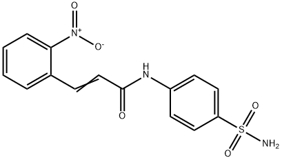 (2E)-3-(2-nitrophenyl)-N-(4-sulfamoylphenyl)prop-2-enamide Structure