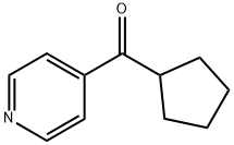 Methanone, cyclopentyl-4-pyridinyl-
 구조식 이미지