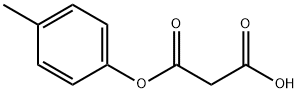 3-oxo-3-(p-tolyloxy)propanoic acid 구조식 이미지