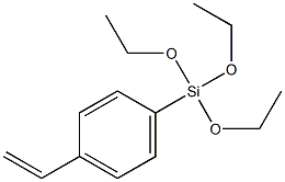 Benzene,1-ethenyl-4-(triethoxysilyl)-
 Structure