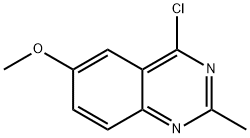 4-Chloro-6-methoxy-2-methylquinazoline Structure