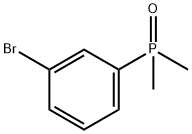 (3-bromophenyl)dimethylphosphine oxide 구조식 이미지