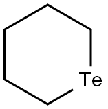 Tetrahydro-2H-tellurin 구조식 이미지