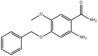 2-amino-5-methoxy-4-phenylmethoxybenzamide Structure