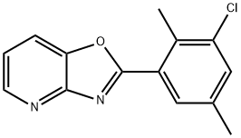 2-(3-Chloro-2,5-dimethylphenyl)oxazolo[4,5-b]pyridine 구조식 이미지