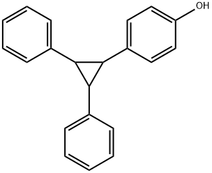 4-(2,3-Diphenylcyclopropyl)phenol 구조식 이미지