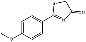 2-(4-methoxyphenyl)-4(5H)-Thiazolone Structure