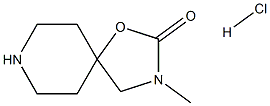 3-Methyl-1-oxa-3,8-diazaspiro[4.5]decan-2-one hydrochloride Structure