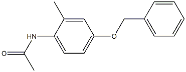 N-(4-(benzyloxy)-2-methylphenyl)acetamide Structure