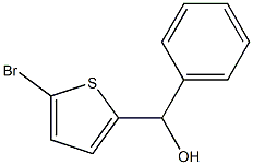 (5-bromothiophen-2-yl)(phenyl)methanol 구조식 이미지