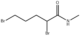 2,5-Dibromo-N-methylpentanamide 구조식 이미지