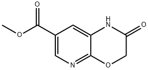 methyl 2-oxo-2,3-dihydro-1H-pyrido[2,3-b][1,4]oxazine-7-formate 구조식 이미지