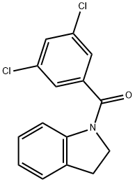 (3,5-Dichlorophenyl)(indolin-1-yl)methanone 구조식 이미지