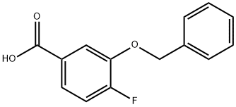 3-Benzyloxy-4-fluorobenzoic acid Structure