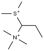 3-(디메틸술포니오)-N,N,N-트리메틸프로판아미늄(2+) 구조식 이미지