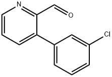 3-(3-Chlorophenyl)picolinaldehyde Structure