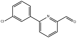 6-(3-Chlorophenyl)picolinaldehyde 구조식 이미지