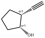 cis-2-ethynylcyclopentanol 구조식 이미지