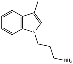 3-(3-Methyl-1H-indol-1-yl)propan-1-amine Structure