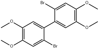 5,5'-DIBROMO-4,4'-BIVERATROLE Structure