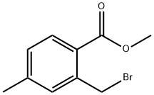 2-bromomethyl-4-methyl-benzoic acid methyl ester Structure