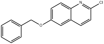 6-(Benzyloxy)-2-chloroquinoline 구조식 이미지