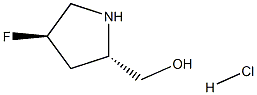 ((2S,4R)-4-Fluoropyrrolidin-2-Yl)Methanol Hydrochloride Structure