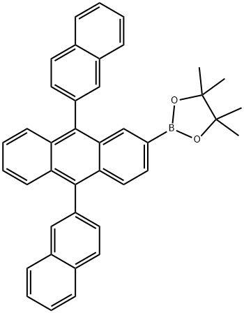624744-67-8 2-(9,10-di(naphthalen-2-yl)anthracen-2-yl)-4,4,5,5-tetramethyl-1,3,2-dioxaborolane