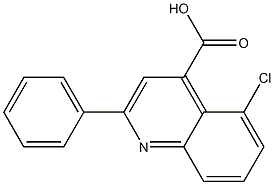 5-chloro-2-phenylquinoline-4-carboxylic Acid Structure