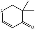 2,3-dihydro-3,3-dimethyl-4H-pyran-4-one 구조식 이미지
