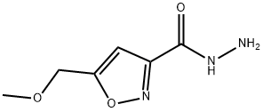 5-(Methoxymethyl)isoxazole-3-carbohydrazide 구조식 이미지