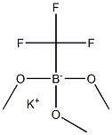Potassium Trimethoxy(trifluoromethyl)borate 구조식 이미지