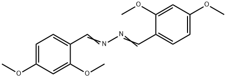 2,4-DIMETHOXYBENZALDEHYDE AZINE 구조식 이미지