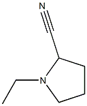 2-Pyrrolidinecarbonitrile, 1-ethyl-
 Structure