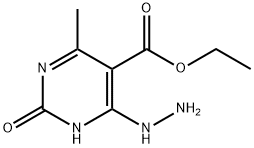 Ethyl 4-hydrazinyl-2-hydroxy-6-methylpyrimidine-5-carboxylate Structure