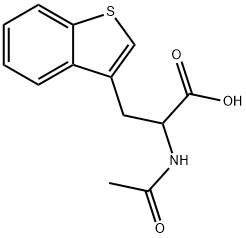 2-acetamido-3-(benzo[b]thiophen-3-yl)propanoic acid 구조식 이미지