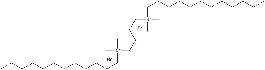 N1,N4-Didodecyl-N1,N1,N4,N4-tetramethylbutane-1,4-diaminium bromide Structure