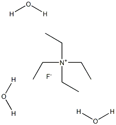 Tetraethylammonium fluoride trihydrate Structure