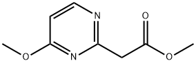 4-methoxy-2-Pyrimidineacetic acid methyl ester 구조식 이미지