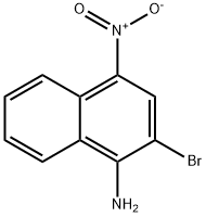 2-브로모-4-니트로-나프탈렌-1-일아민 구조식 이미지