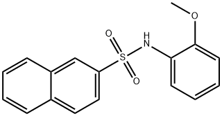 2-Naphthalenesulfonamide, N-(2-methoxyphenyl)- Structure