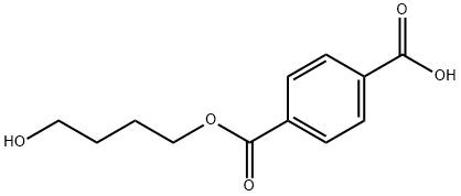 1,4-Benzenedicarboxylicacid,1-(4-hydroxybutyl)ester 구조식 이미지