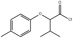 2-(p-tolyloxy)-3-methylbutanoyl chloride 구조식 이미지