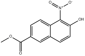 methyl 6-hydroxy-5-nitro-2-naphthoate Structure