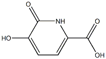 5-Hydroxy-6-oxo-1,6-dihydropyridine-2-carboxylic acid 구조식 이미지