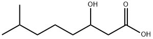 3-hydroxy-7-methyloctanoic acid 구조식 이미지