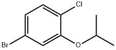 4-Bromo-1-chloro-2-(propan-2-yloxy)benzene 구조식 이미지