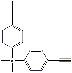 Silane, bis(4-ethynylphenyl)dimethyl- 구조식 이미지