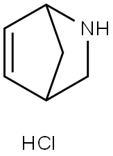 5-azabicyclo[2.2.1]hept-2-ene,hydrochloride 구조식 이미지