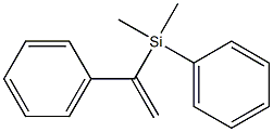 Silane, dimethylphenyl(1-phenylethenyl)- Structure